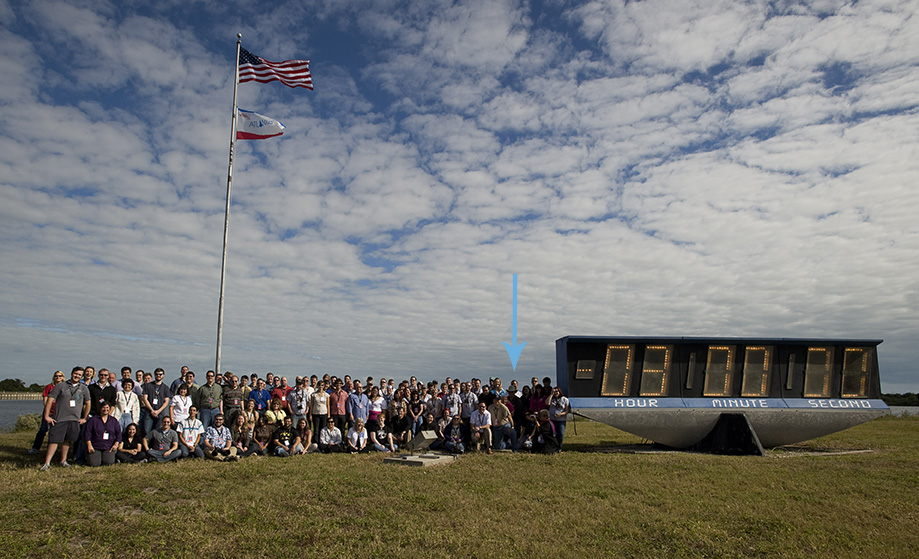 Group Photo from 1st NASA tweetup at Kennedy Space Center
