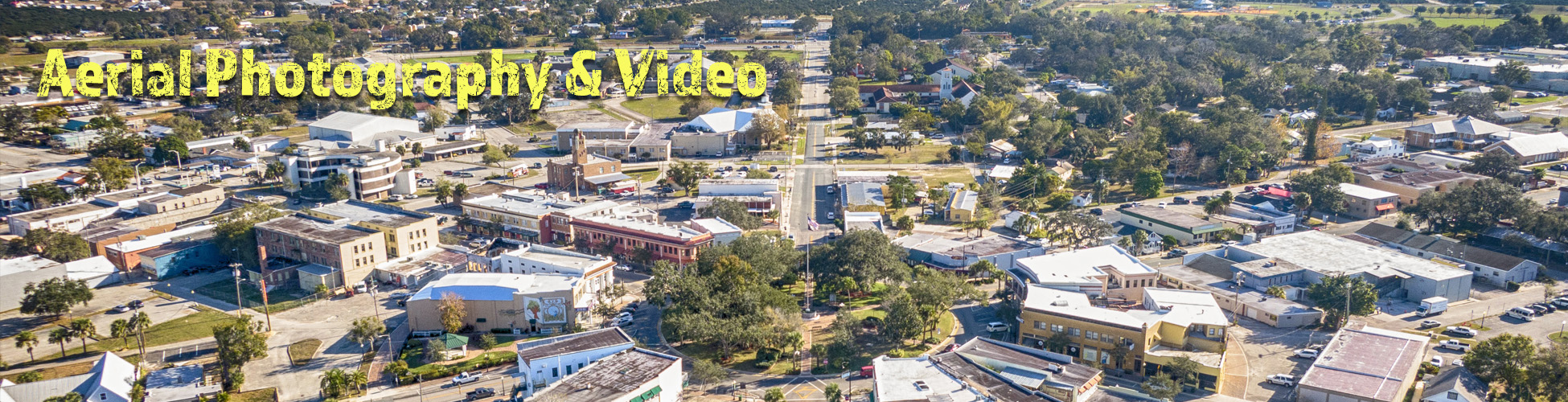 Aerial Photo of the Sebring Cirle Downtown Sebring, Florida
