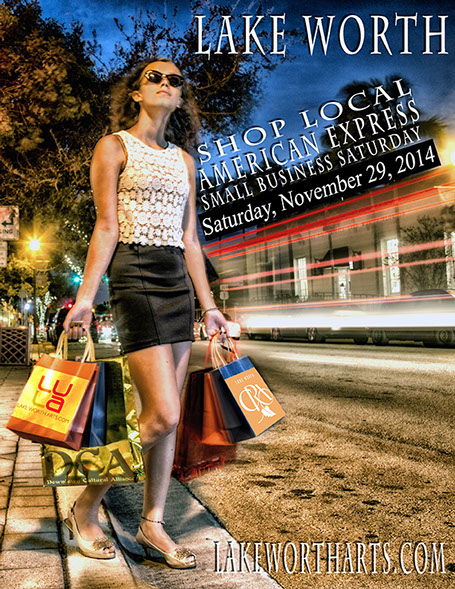 Poster for Lake Worth Shop Local Project