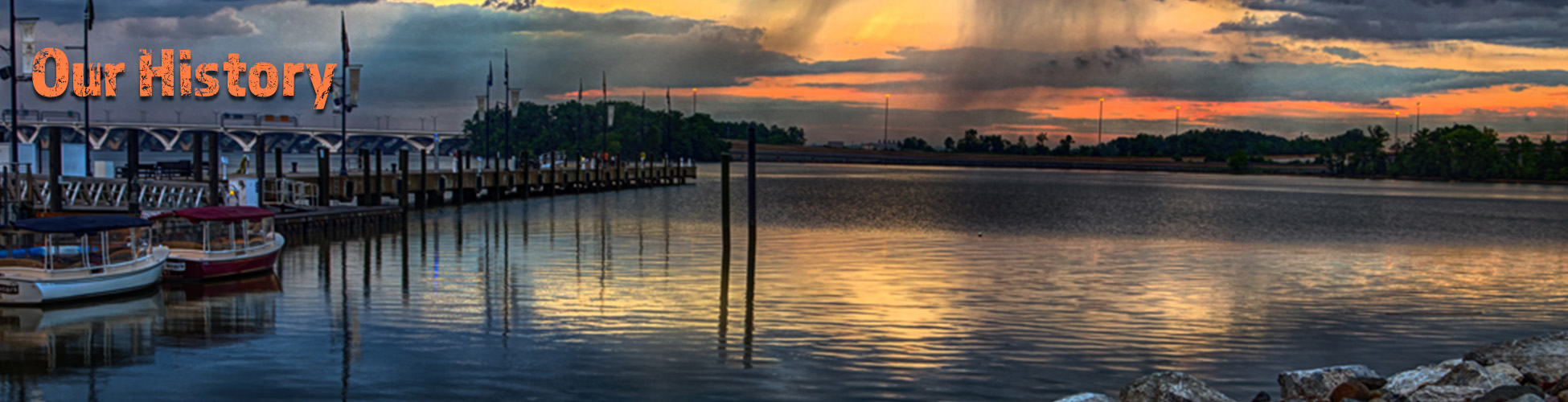 Washington Harbour, Maryland at sunset