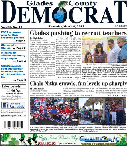 Teach Glades County Article